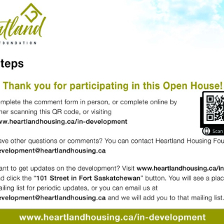 101 Street Gallery Open House presentation boards