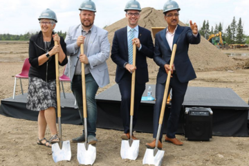 Clover Bar Lodge Ground Breaking